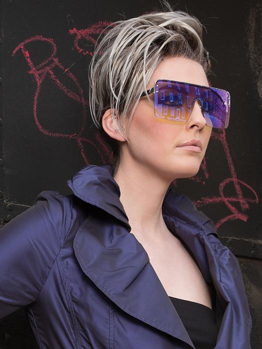 PERRY by ESTETICA in ICY SHADOW | Iced Blonde dusted with Soft Sand & Golden Brown Underneath FB MAIN IMAGE