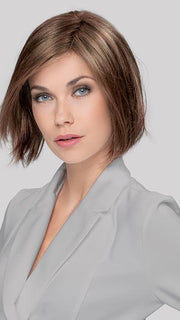 RULE by ELLEN WILLE in CHOCOLATE MIX 6.830 | Medium to Dark Brown base with Light Reddish Brown highlights