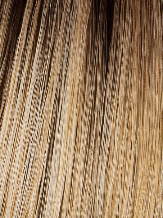 SS14/88 ROOTED GOLDEN WHEAT | Medium Blonde streaked with pale Gold highlights and dark roots