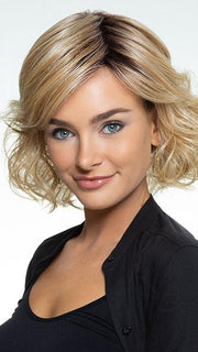 WAVE IT OFF by Hairdo in SS14/88 ROOTED GOLDEN WHEAT | Medium Blonde streaked with pale Gold highlights and dark roots PPC MAIN IMAGE FB MAIN IMAGE