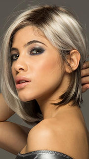 JAMISON by ESTETICA in ICY-SHADOW | Iced Blonde dusted with Soft Sand and Golden Brown Underneath