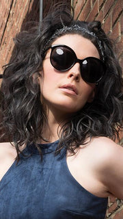 CHOCOLATE-SMOKE | Dark Brown and Chestnut Brown Blend with Fine Slate Blue Highlights