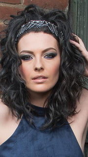AVALON by ESTETICA in CHOCOLATE-SMOKE | Dark Brown and Chestnut Brown Blend with Fine Slate Blue Highlights