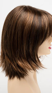 CHOCOLATE-CARAMEL | Medium Brown with Soft Red and Blonde highlights