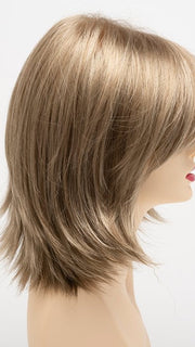 GINGER-CREAM | Dark Beige Blonde underneath highlighted on top with Light Beige Blonde