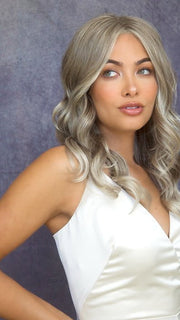 AVALON By Rene of Paris in ICE-BLOND | Ashy Blonde Base with White Gold Tips with Highlights Around Face