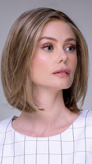 CAMERON LITE PETITE by Jon Renau in 24BT18S8 SHADED MOCHA | Medium Natural Ash Blonde & Light Natural Gold Blonde Blend, Shaded with Medium Brown PPC MAIN IMAGE FB MAIN IMAGE