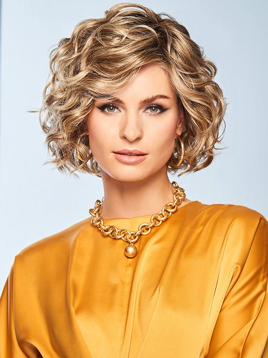 SWEET TALK LUXURY by Gabor in GL15-26SS BUTTERED TOAST | Chestnut Brown Base blends into multi-dimensional tones of Medium Brown and Golden Blonde. PPC MAIN IMAGE FB MAIN IMAGE