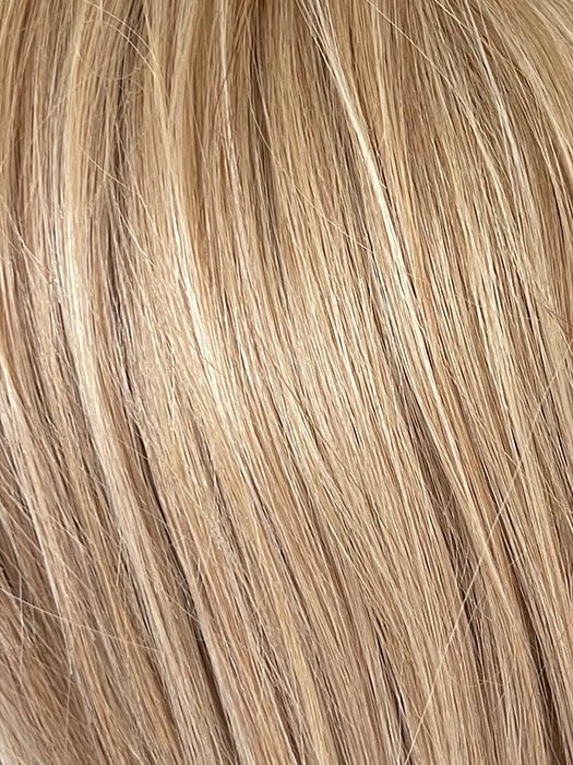 MARIGOLD | A Toffee Toned Blonde, Pale Golden Blonde is Finely Woven with Creamy Highlights