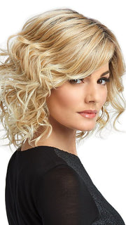 IT CURL by Raquel Welch in RL16/88 PALE GOLDEN HONEY | Dark Natural Blonde Evenly Blended with Pale Golden Blonde PPC MAIN IMAGE FB MAIN IMAGE