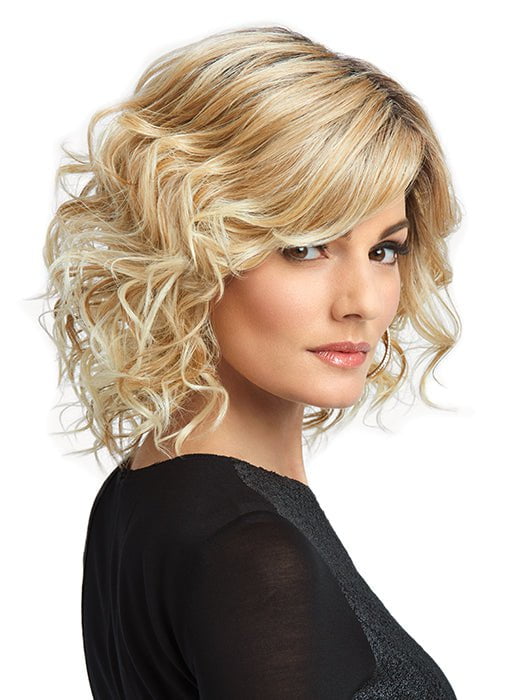 IT CURL by Raquel Welch in RL16/88 PALE GOLDEN HONEY | Dark Natural Blonde Evenly Blended with Pale Golden Blonde