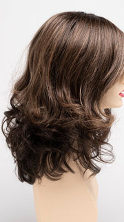 AMARETTO-CREAM | Dark Brown roots with overall Medium Brown base with Honey Blonde highlights