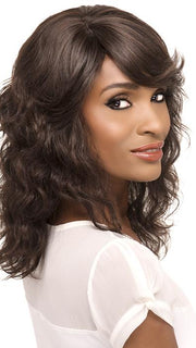 The loose body waves create an elegant, yet young and chic look