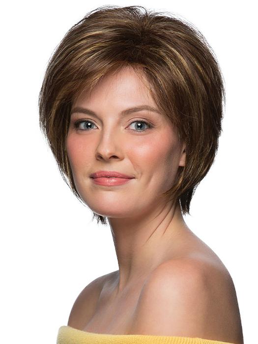 RENAE by ESTETICA NATALIE by ESTETICA in CARAMELKISS | Golden Brown w/Light Copper Blonde Highlights PPC MAIN IMAGE FB MAIN IMAGE