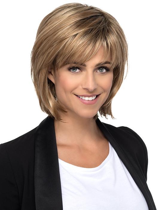 HEATHER by ESTETICA in R20RT8 | Light Auburn and Golden Blonde frost with Golden Brown roots PPC MAIN IMAGE FB MAIN IMAGE