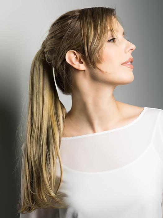 Add instant volume and length to your ponytail with the Pony Wrap by Estetica