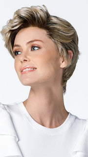 RITA by Jon Renau in FS17/101S18 PALM SPRINGS BLONDE | Light Ash Blonde with Pure White Natural Violet Bold Highlights, Shaded with Dark Natural Ash Blonde
