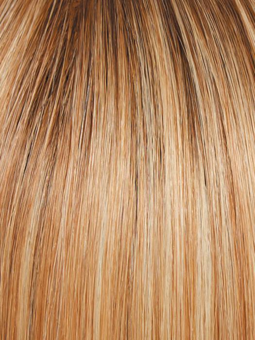 SS14/88 SHADED GOLDEN WHEAT | Dark Blonde Evenly Blended with Pale Blonde Highlights and Dark Roots