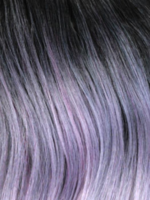 STT1B/LAV | Purple, Blue, and Pink Mixed with Off Black Roots
