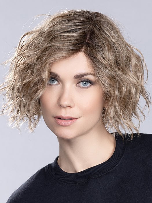 A classic short bob with relaxed piece-y waves