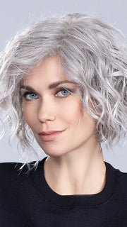 The extended lace front provides a natural looking hairline