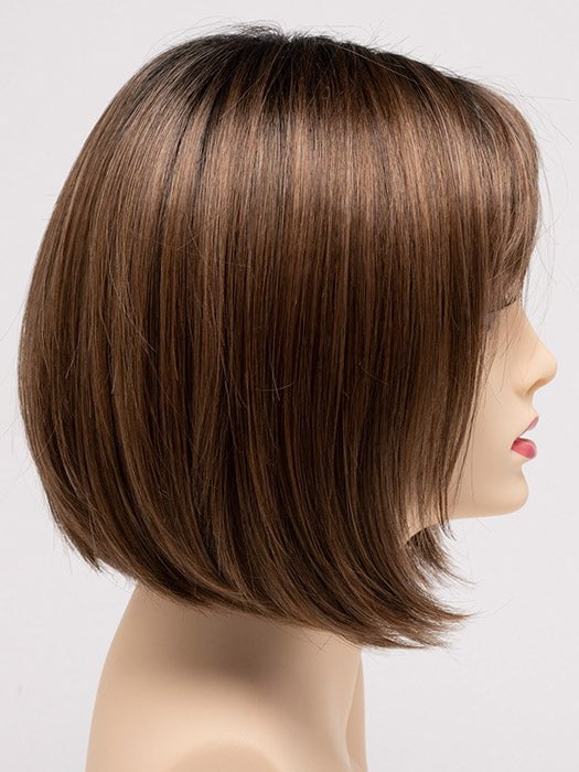 CINNAMON TOFFEE | Neutral to Warm Light Brown with Dark Brown Roots