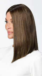 8RH14 MOUSSE CAKE | Medium Brown with 33% Medium Natural Blonde Highlights