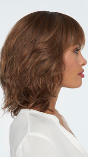 STOP TRAFFIC by Raquel Welch in SS9/30 SHADED COCOA | Dark Brown with subtle Warm highlights and Dark Brown roots