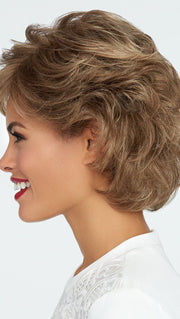 You’ll love its versatility with easy and varied styling options. It offers a Sheer Indulgence™ monofilament top that creates the appearance of natural hair growth and allows for parting versatility – you can part the hair in any direction!