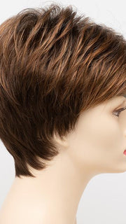 CHOCOLATE CARAMEL | Medium Brown with Soft Red and Blonde highlights