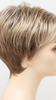 SPARKLING CHAMPAGNE | Medium Brown roots with overall Strawberry Blonde base and soft Golden Blonde highlights