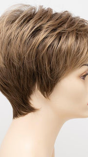 TOASTED SESAME | Medium Brown roots with overall Warm Cinnamon base and Wheat Blonde highlights