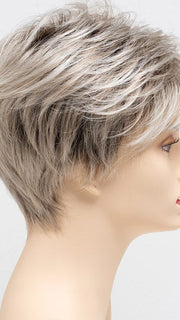 SILKY BEIGE | Light Platinum Blonde with Dark Brown Roots 