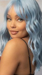 LUSH WAVEZ by Rene of Paris in POLAR-SKY | Soft Sky-Blue