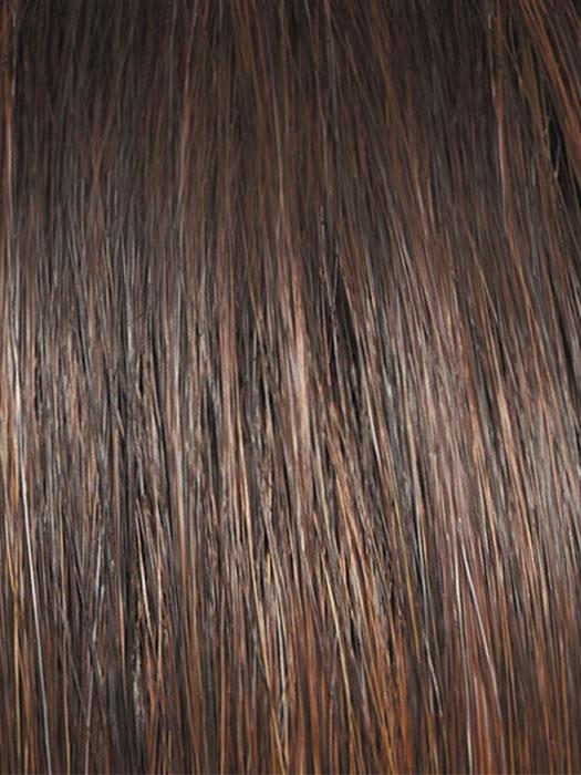 RL8/29SS SS HAZELNUT | Warm Medium Brown Evenly Blended with Ginger Blonde with Dark Roots