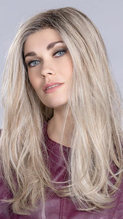The monofilament top mimics natural hair growth from the scalp