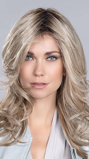 VOICE LARGE by ELLEN WILLE in SANDY BLONDE ROOTED 16.22.20 | Medium Blonde, Light Neutral Blonde, and Light Strawberry Blonde Blend with Shaded Roots PPC MAIN IMAGE FB MAIN IMAGE
