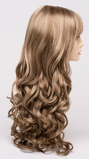 GINGER-CREAM | Dark Beige Blonde underneath highlighted on top with Light Beige Blonde