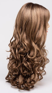 TOASTED SESAME | Medium Brown roots with overall Warm Cinnamon base and Wheat Blonde highlights