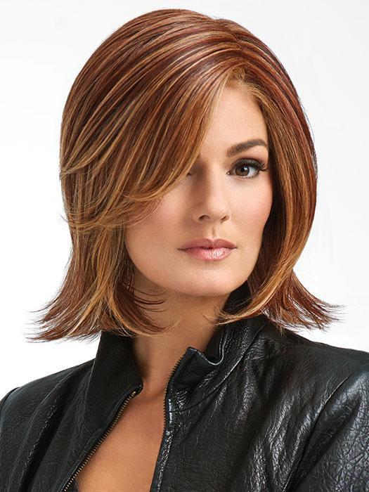 BIG TIME by RAQUEL WELCH in RL31/29 FIERY COPPER | Medium Light Auburn Evenly Blended with Ginger Blonde