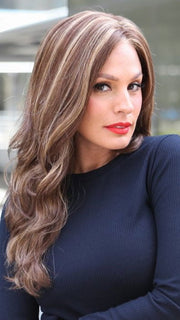 BLAZE by Estetica in CARAMELKISS | Golden Brown w/Light Copper Blonde Highlights