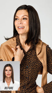 Ideal for those experiencing beginning to mid/progressive hair loss, and want more coverage and volume