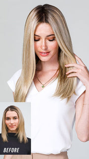 Ideal for those who want to add more volume to the top of the head or those experiencing hair thinning