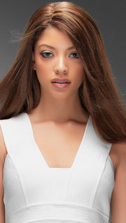 FS6/30/27 TOFFEE TRUFFLE | Brown, Medium Red-Gold, Medium Red-Gold Blonde Blend with Medium Red Gold Blonde Bold Highlights