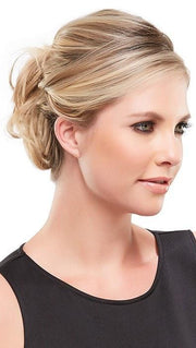 Can be worn away from the face or in an updo 