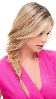 It can be heat-styled with a flat iron or curling iron making blending flawless
