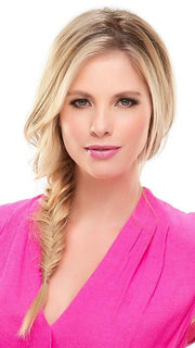 Style with your own hair for a completely natural look  