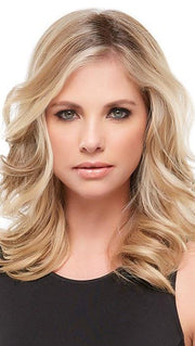 EASIPART HD XL 12" by easihair in 12FS8 SHADED PRALINE | Light Gold Blonde & Pale Natural Blonde Blend, Shaded with Dark Brown PPC MAIN IMAGE FB MAIN IMAGE