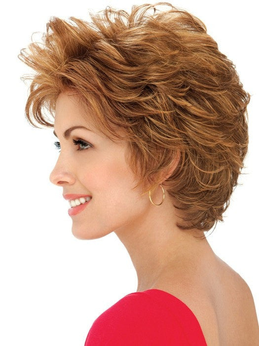 Estetica Designs Wigs Hazel : Profile View | Color R30/28/26