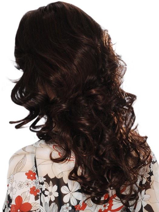 Estetica Designs Isabel Human Hair : Back View | Color R4/33H